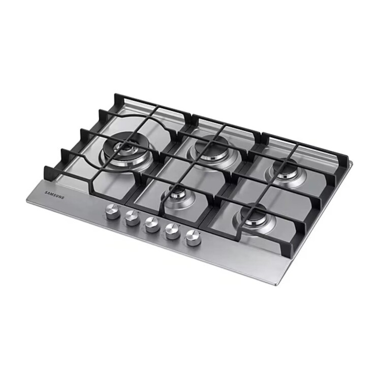 Anafe a Gas Samsung 5 Hornallas con Triple Corona 75 cm NA75J3030AS Anafe a Gas Samsung 5 Hornallas con Triple Corona 75 cm NA75J3030AS