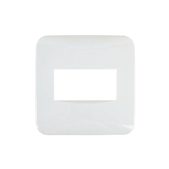 Plaqueta p/1 módulo, blanco - Mini Reggio M46902