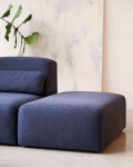 Puf terminal Neom azul 75 x 89 cm