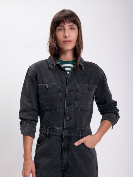 Mono de jean Negro