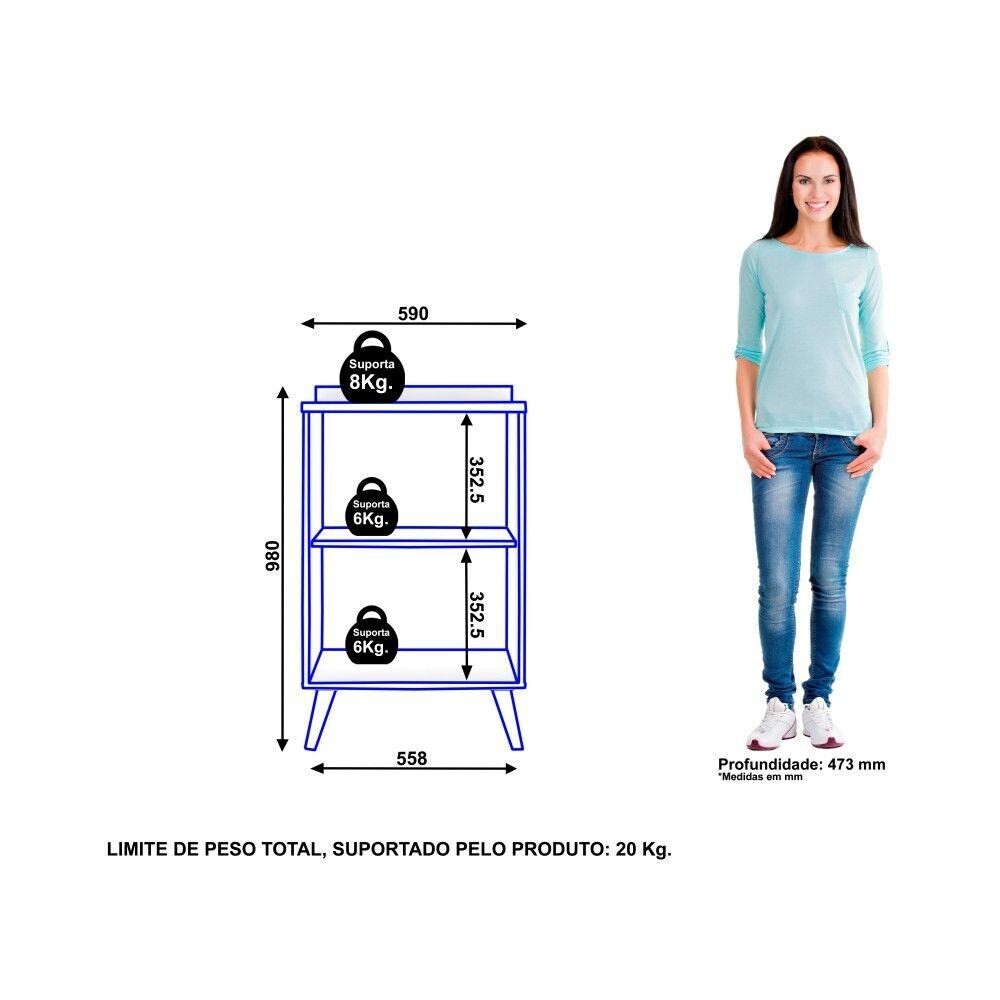 Aparador 1 Puerta - Favorita Cinamomo