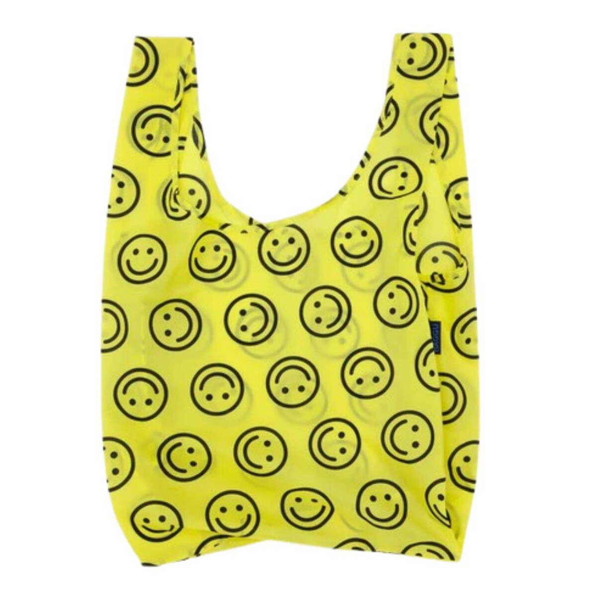 Bolsa Re-utilizable de Nylon Reciclado, Impermeable - Yellow Happy 