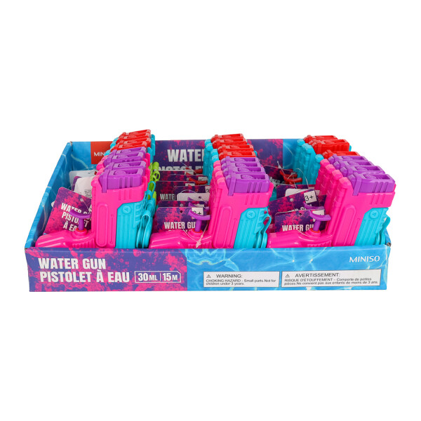 Mini pistola de agua celeste