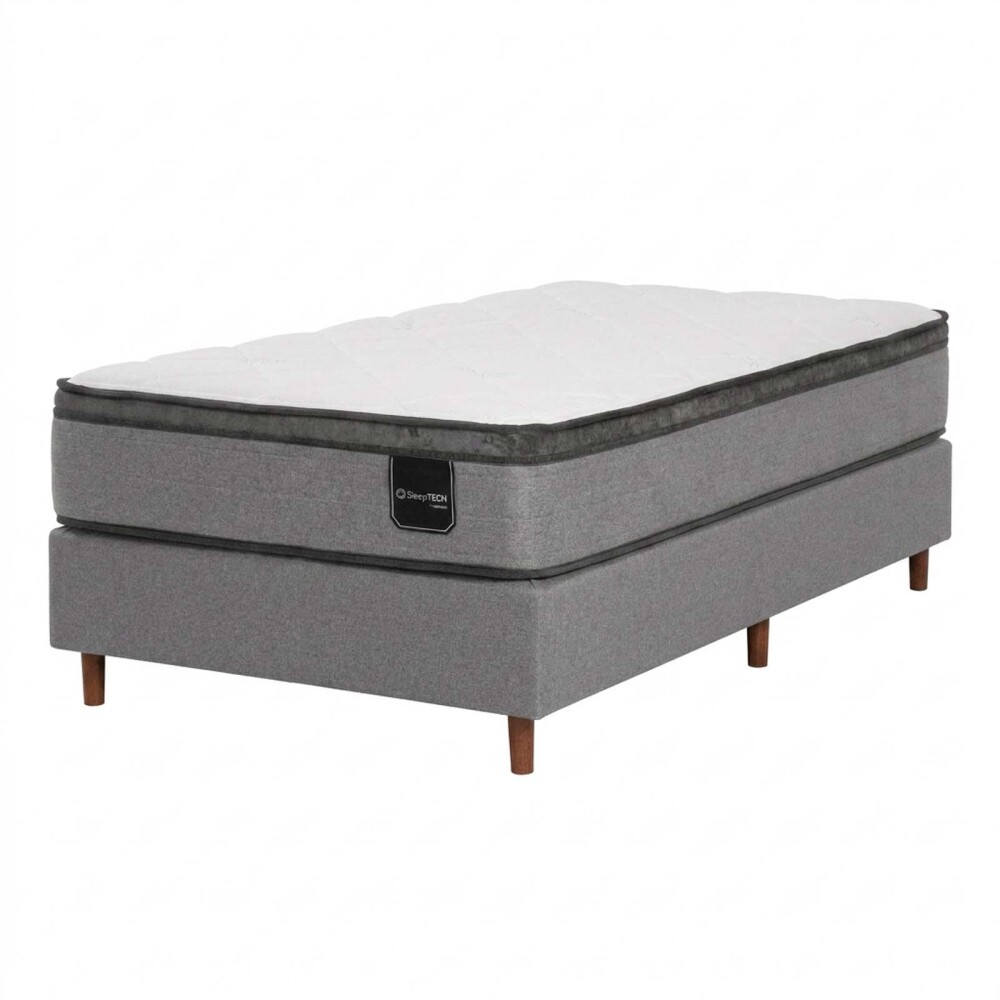 SOMMIER DE RESORTES VELVET B 1.5 PLAZAS