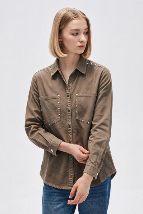Camisa Totus Taupe Claro