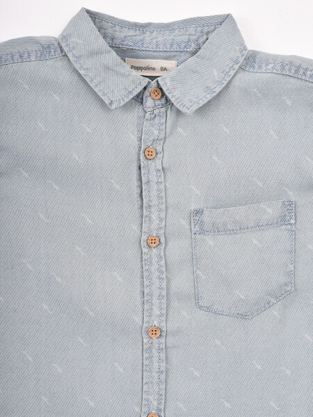 CAMISA VALENTINO CELESTE