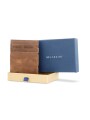 WALLET ESSENZIALE BRUSHED BROWN