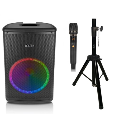 Parlante Kolke Fest Pro X15 KPB-667 Bluetooth 15" 500W Karaoke con Micrófonos Parlante Kolke Fest Pro X15 KPB-667 Bluetooth 15" 500W Karaoke con Micrófonos