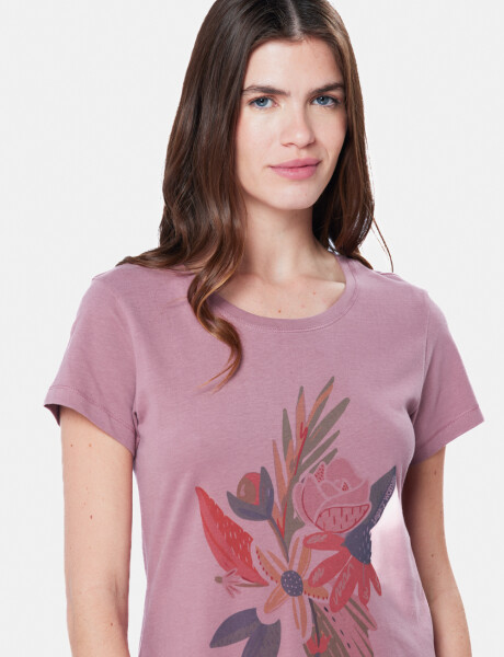 REMERA ESTAMPADA Rosa