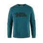 Fjallraven Logo Sweater - Hombre Deep Sea