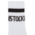 Medias Cotton Crew White+black