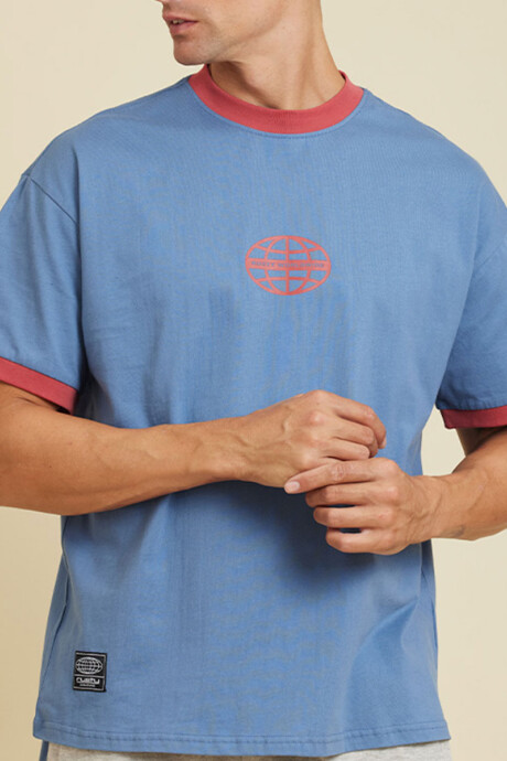 T-SHIRT RUNEL RUSTY Azul