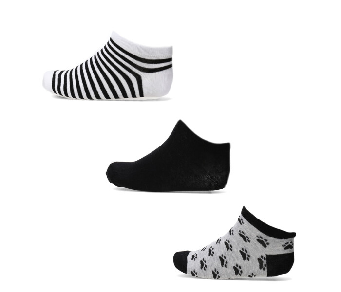 Medias Miss Carol Pack X3 Negro