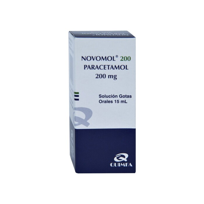 NOVOMOL 200 MG. GTS FR. X 15 ML. única