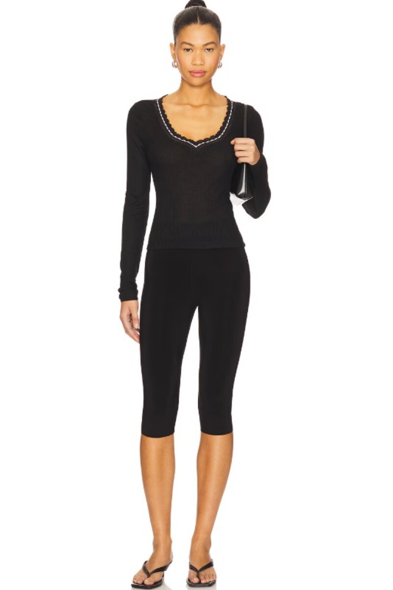 ONLY YOU LONG SLEEVE Negro