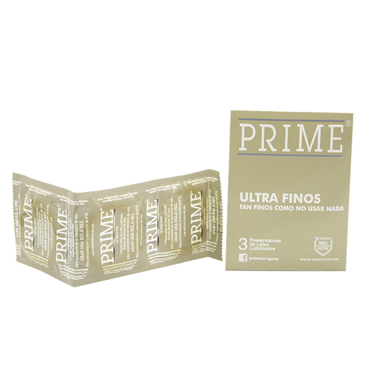 Preservativo PRIME Ultra Fino X3 