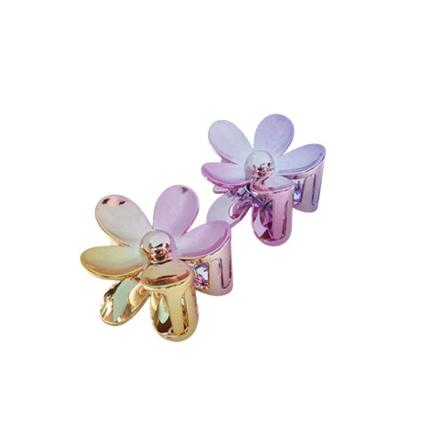 Broche pinza para el cabello flor colores metalizados Broche Pinza Para El Cabello Flor Colores Metalizados