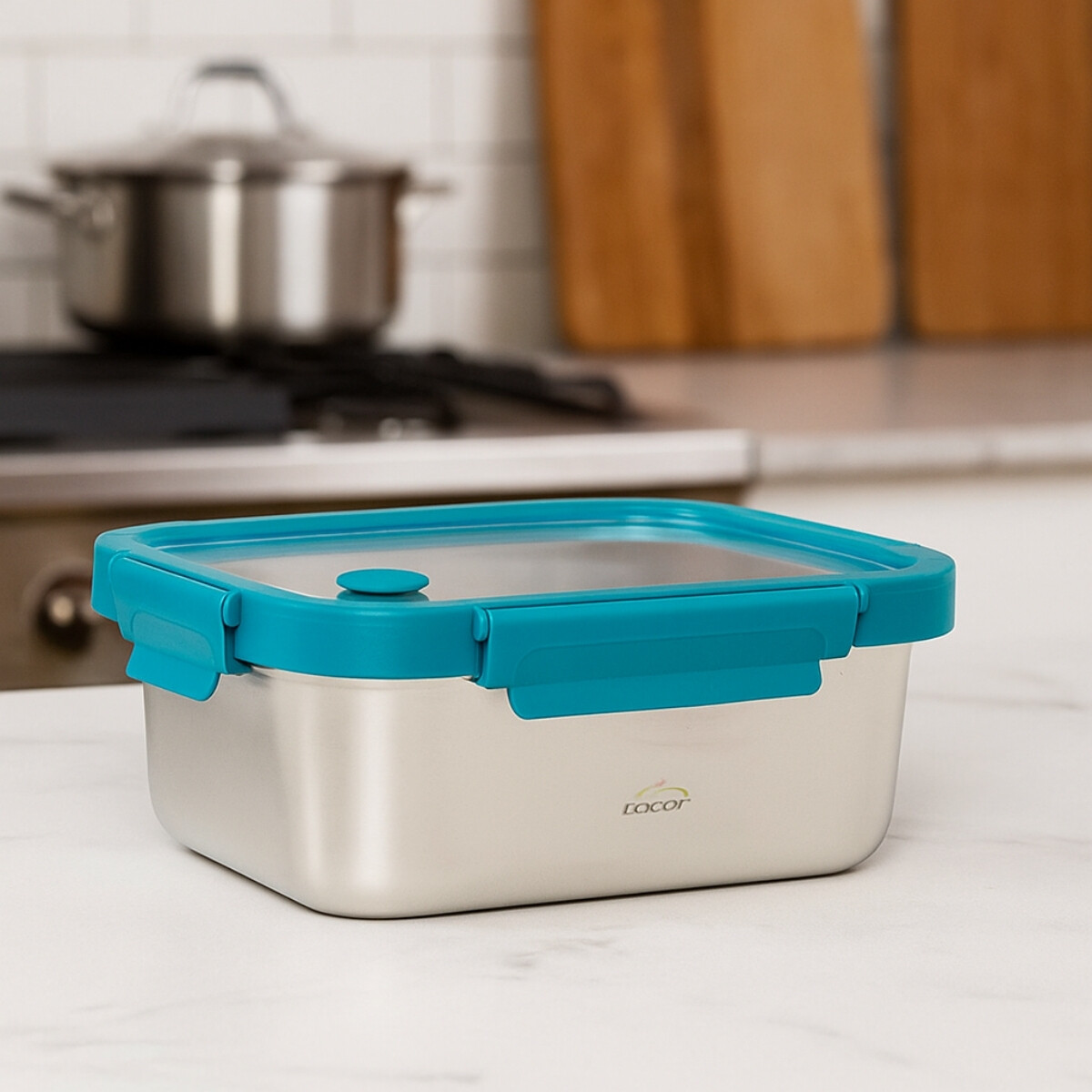 Recipiente rectangular taper 1800 ml Etern Lacor 