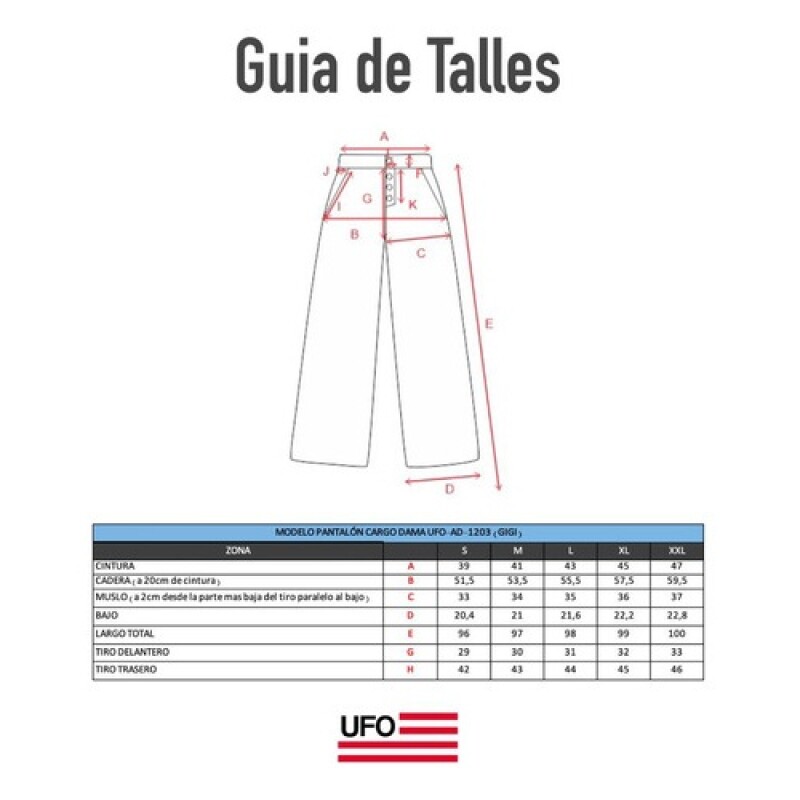 Pantalón cargo UFO Gigi Beige Beige
