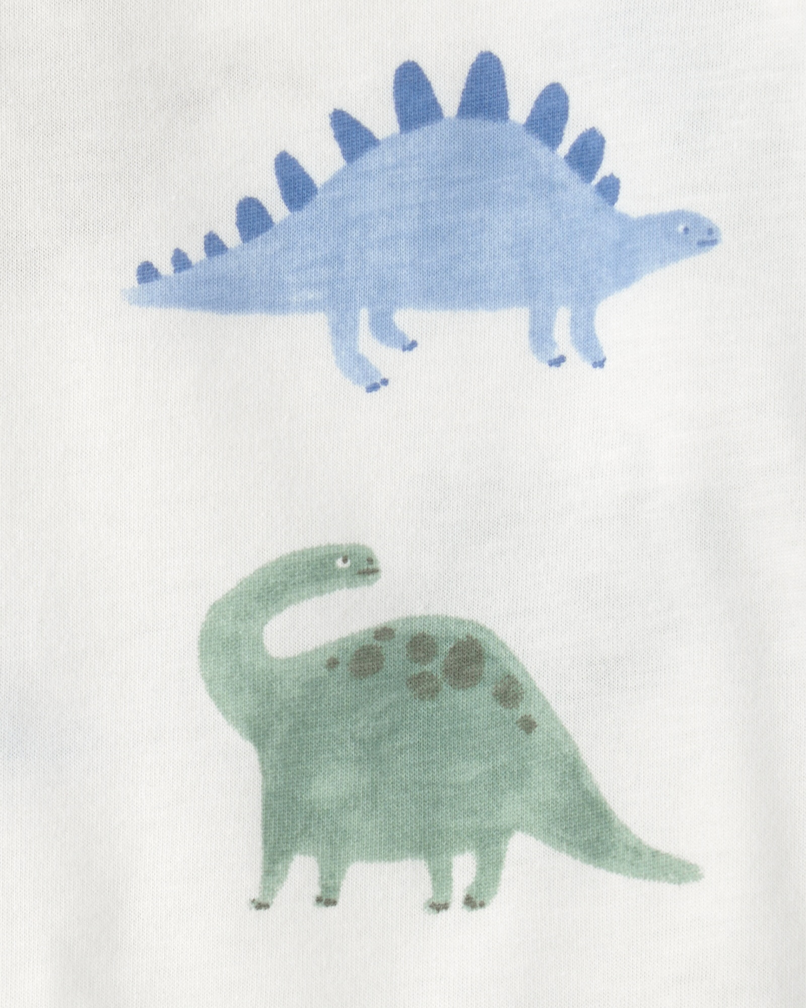 Set dos piezas de algodón, enterito corto verde y remera, diseño dinos Set dos piezas de algodón, enterito corto verde y remera, diseño dinos