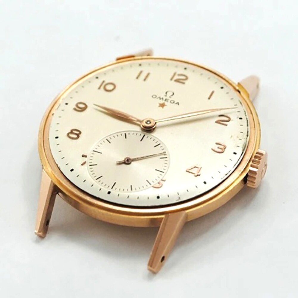 Omega referencia 2271 rara esfera de estrella dorada. Calibre 30T2PC oro rosa 18K Omega referencia 2271 rara esfera de estrella dorada. Calibre 30T2PC oro rosa 18K
