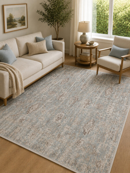 ALFOMBRA TANIS GRIS MULTICOLOR