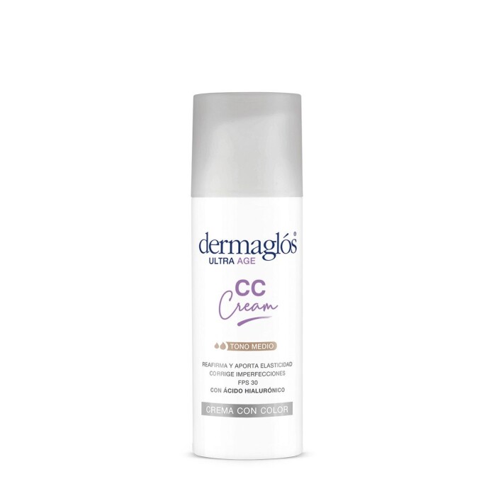 DERMAGLOS ULTRA AGE CC CREAM TONO MED PO única