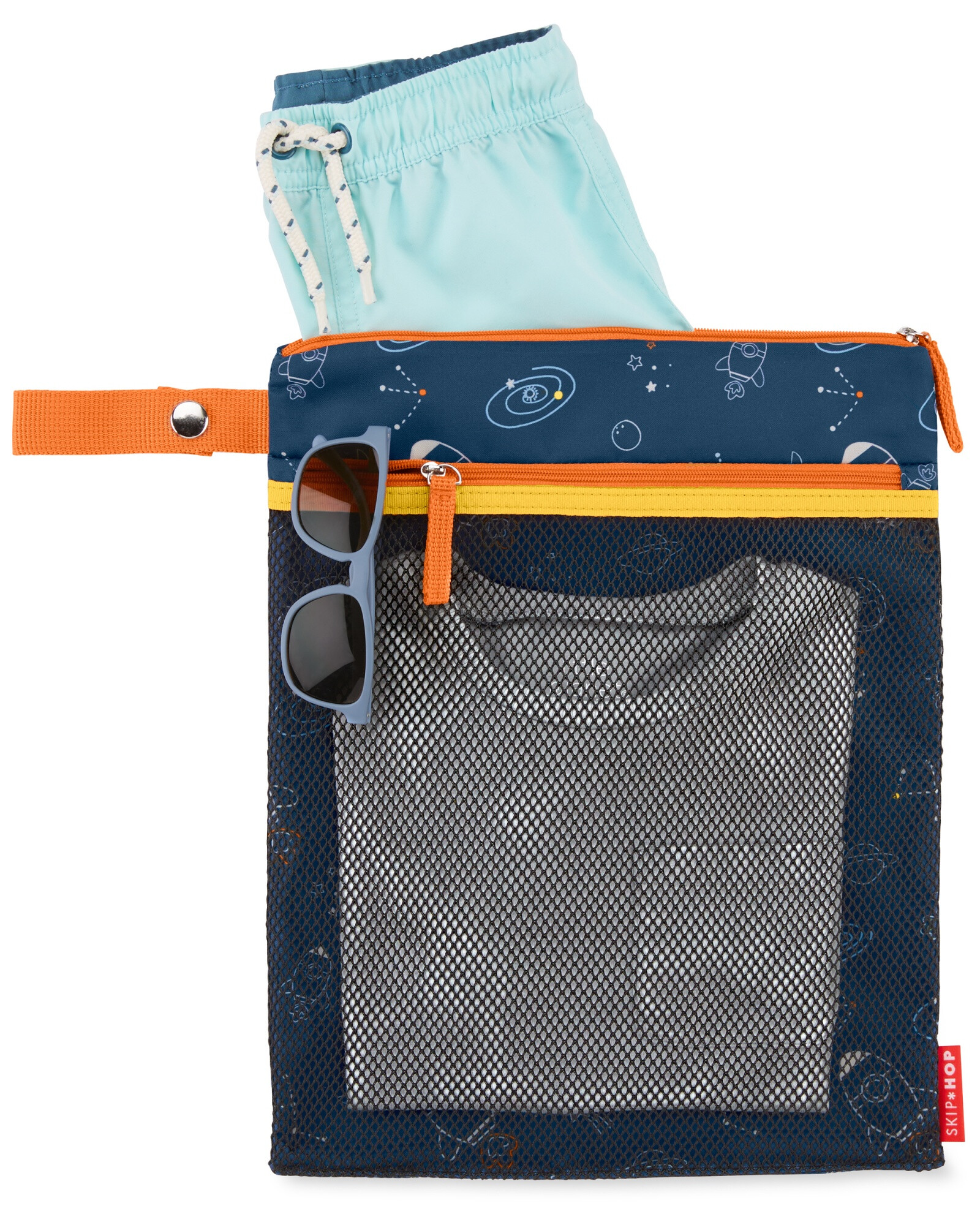 Bolsa impermeable, diseño cohete Bolsa impermeable, diseño cohete