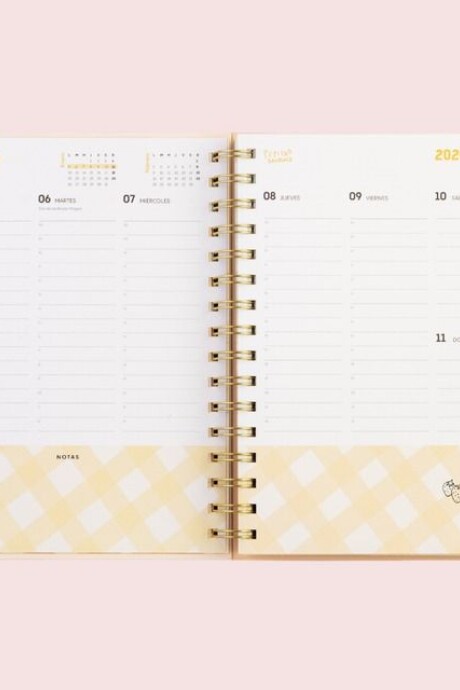 AGENDA MONOBLOCK PEPITA SANDWICH A5 SEMANAL ANILLADA 2026 - COLECCIONISTA AGENDA MONOBLOCK PEPITA SANDWICH A5 SEMANAL ANILLADA 2026 - COLECCIONISTA