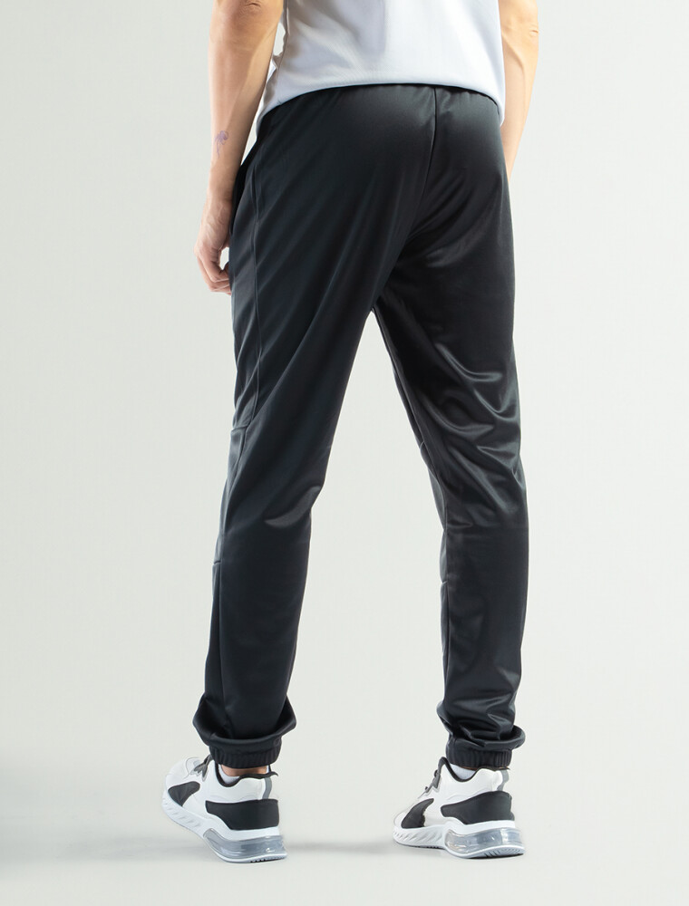 Pantalón Deportivo Combinado Negro