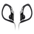 Auricular In Ear Deportivos Orejeros Panasonic Rp-hs34mpp Variante Color Negro