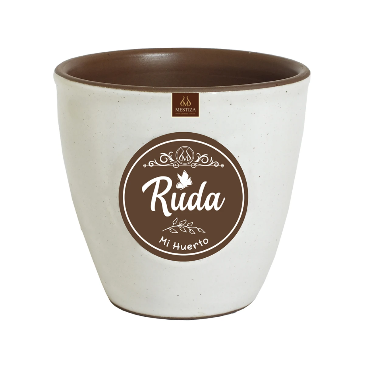 MACETA CERAM ZAFIRO RUDA MESTIZA D14/H13CM 