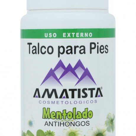 TALQUERA PARA PIES MENTOLADO ANTIHONGOS AMATISTA 100GR TALQUERA PARA PIES MENTOLADO ANTIHONGOS AMATISTA 100GR