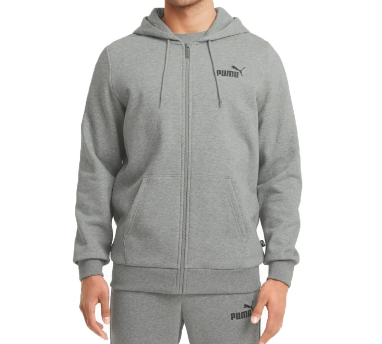 Canguro de Hombre Puma c/Cierre Small Puma - Gris 