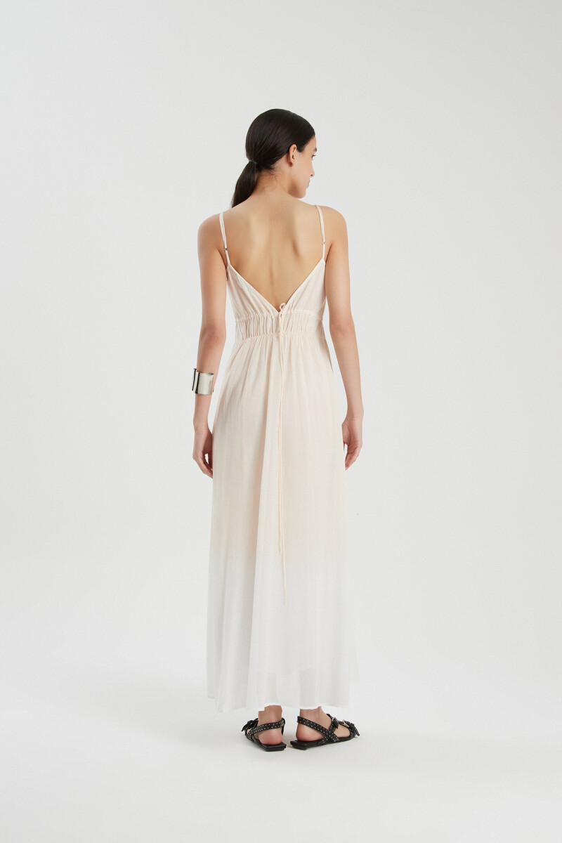 VESTIDO LARGO SINDI Off White