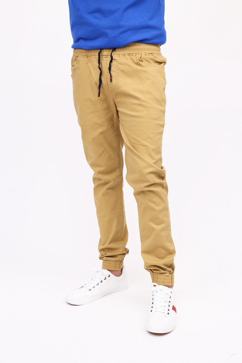 Pantalon Hombre Jogger Khaki