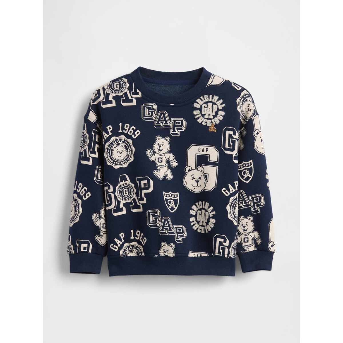 VARSITY LOGO CREW - TAPESTRY NAVY 