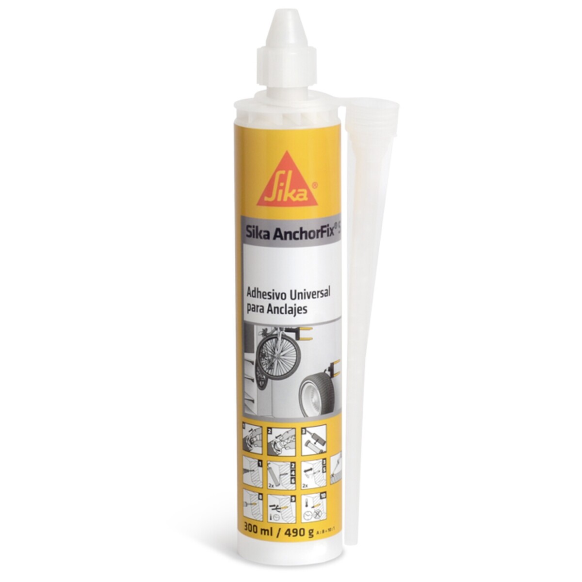 Sika Anchorfix - S Adhesivo Para Anclajes 300ml 