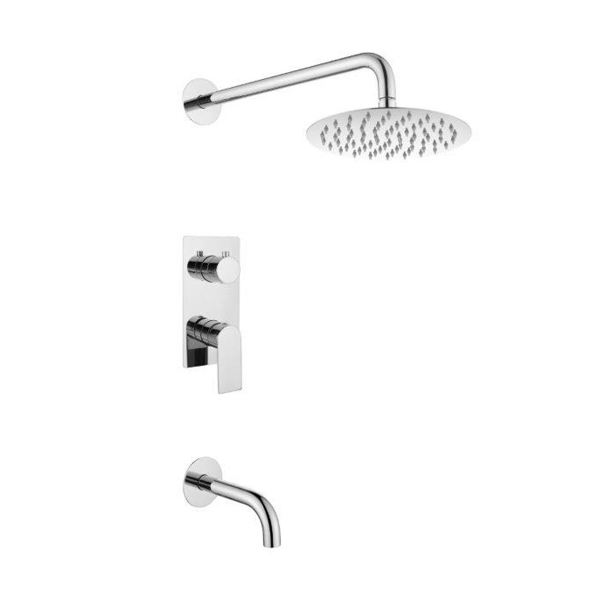 Ducha Salemi De Embutir Con Transferencia En Cromo 
