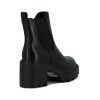 Darkness Bota De Dama Caña Baja Taco Cuadrado C/ Elast - Negro Negro