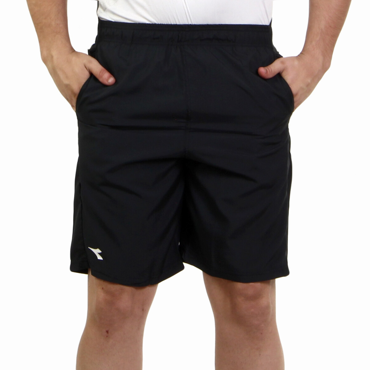 Diadora Hombre Tennis Shorts - Black - Negro 