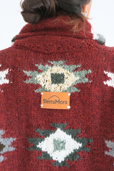 Saco Sony Lana Bordeaux