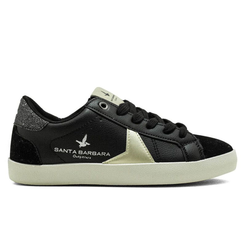 Championes Santa Barbara Vibe de Mujer Negro