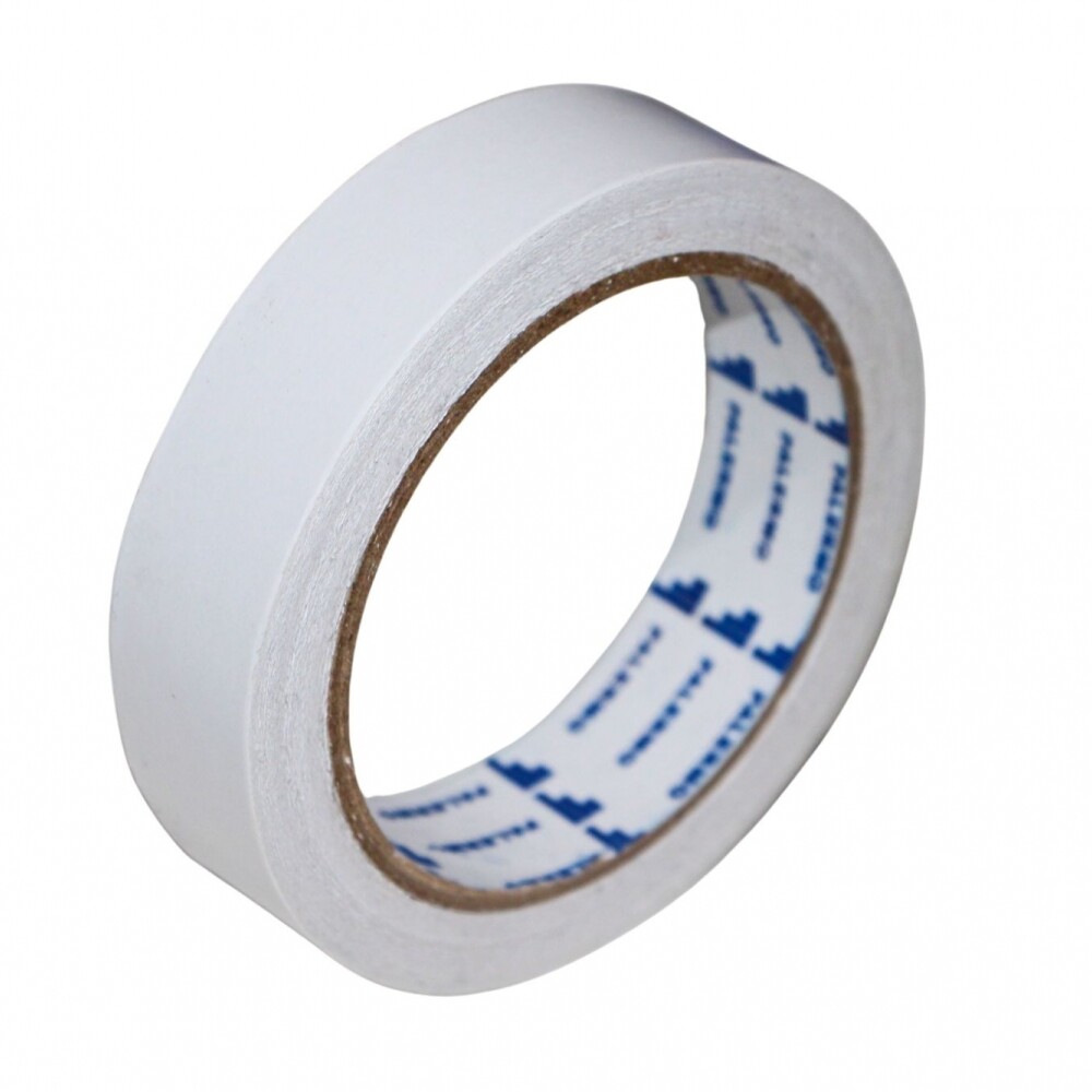 CINTA ADHESIVA DOBLE FAZ 25 MM DE ANCHO X 18 METROS DE LARGO CINTA ADHESIVA DOBLE FAZ 25 MM DE ANCHO X 18 METROS DE LARGO