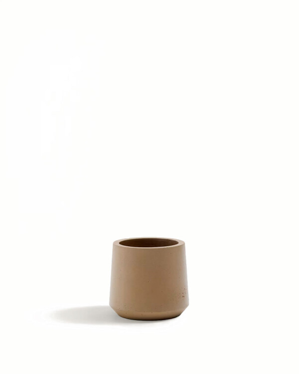 Macetero Calun de cemento beige Ø 32 cm Macetero Calun de cemento beige Ø 32 cm