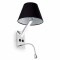 ARTEFACTO VASCA SERIES CON LUZ<br /> PARA PARED Luminaria de Pared Vasca Series Negra