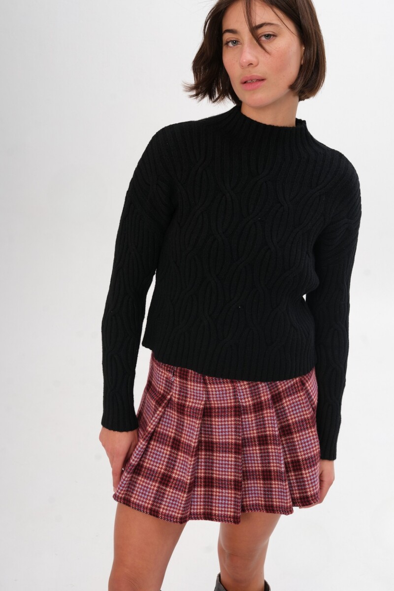Falda Coraline Bordeaux/Lila