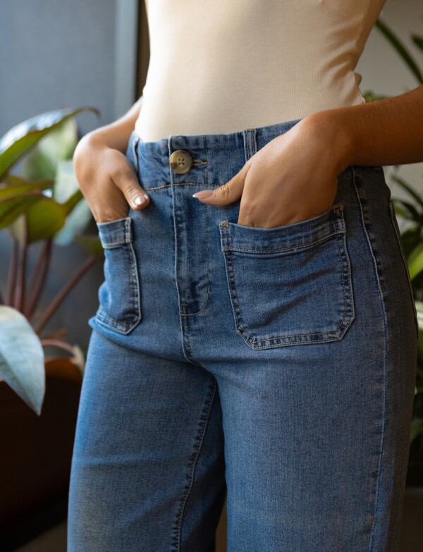 Jean Wide Leg Pockets JEAN