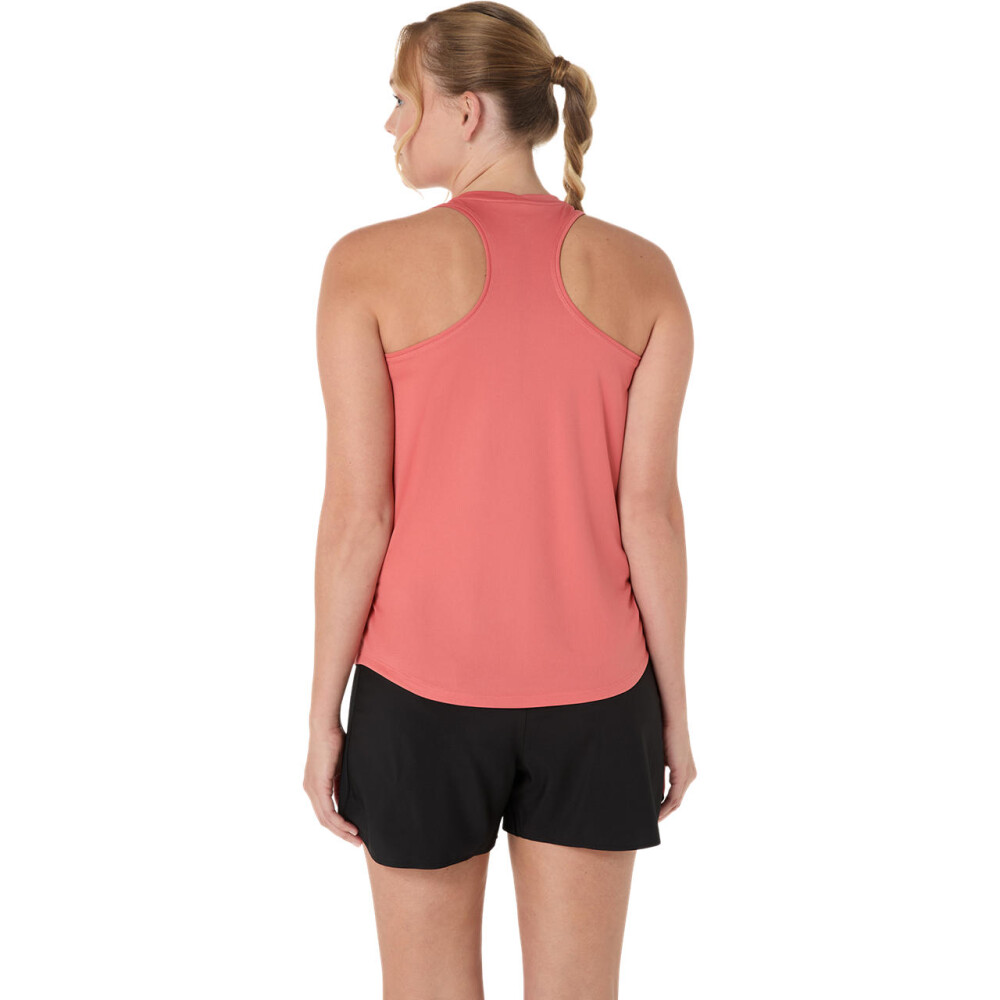 Singlets Running Asics Silver Tank Mujer Dark Pink Clay