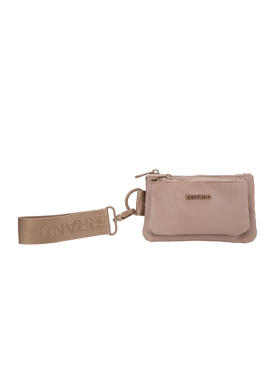 Monedero Pocket Palta - Taupe 